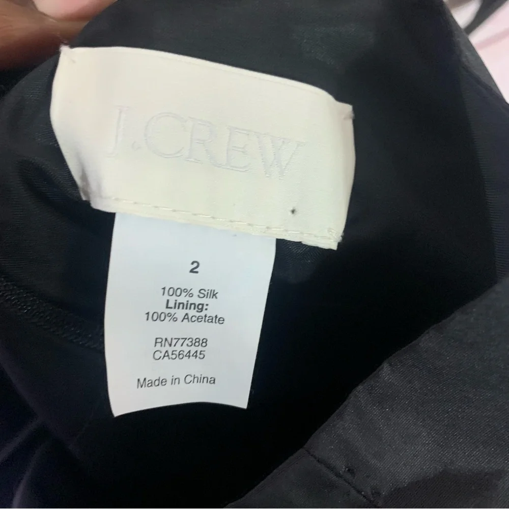 J. Crew 100% Silk Dress‎ Size 2